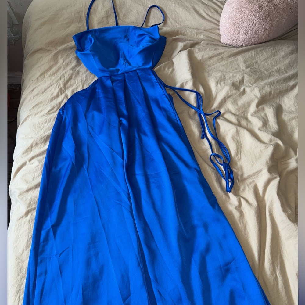 Vibrant Blue Maxi Dress